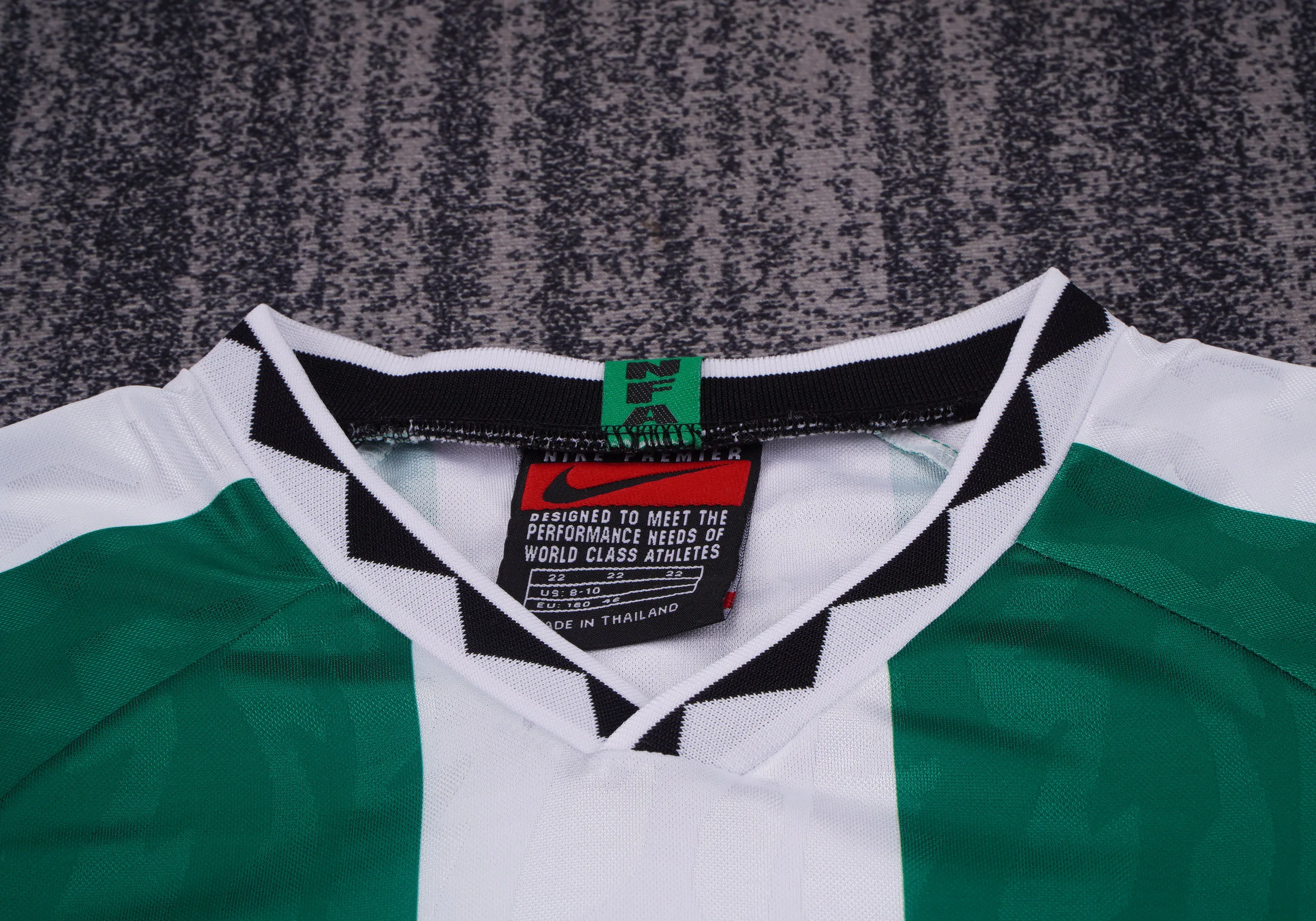 1996 Retro Nigeria Reprezentacja Domowa Koszulka piłkarska Jakość tajska 1:1 Rozmiar dziecięcy - obrazek 3
