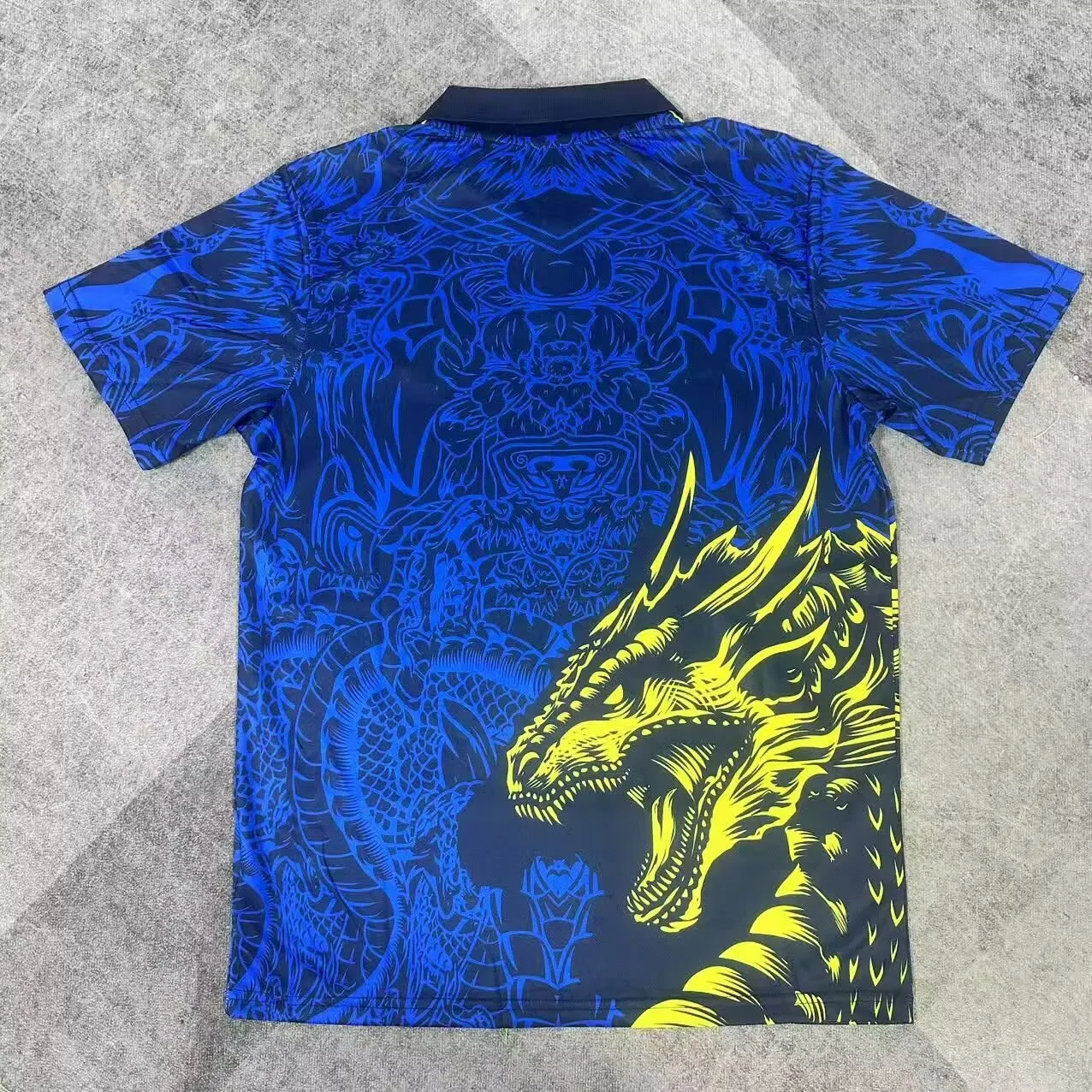 2025/2026 Real Madrid Blue Dragon pattern Special Edition Football Jersey 1:1 Thai quality - Image 2