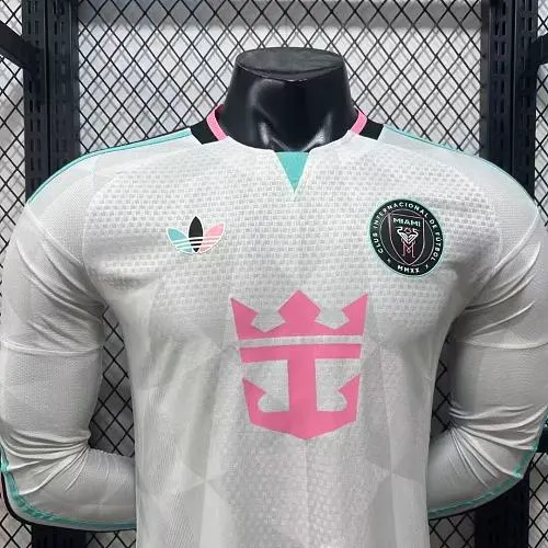 2026/2027 Manga larga Versión jugador Inter Miami Tercera Visitante Camiseta de fútbol 1:1 Calidad tailandesa - Imagen 5