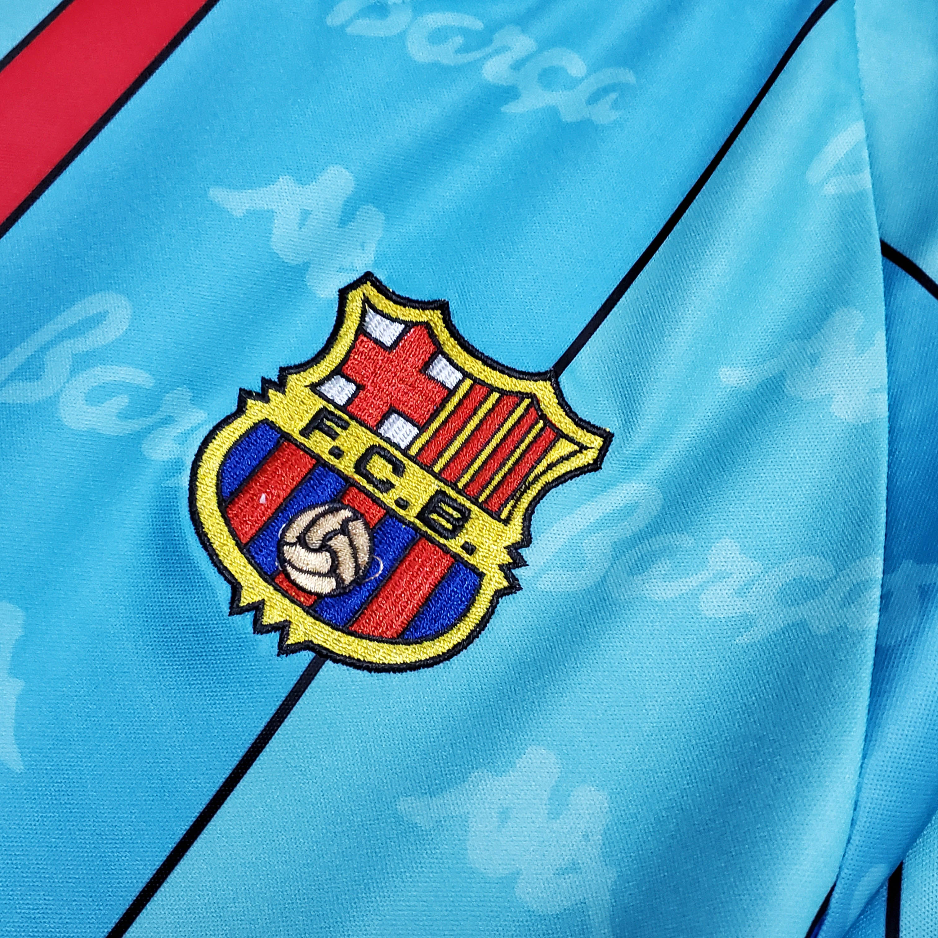 1996/1997 Rétro Barcelona Extérieur Maillot de football Qualité thaï 1:1 – Image 5