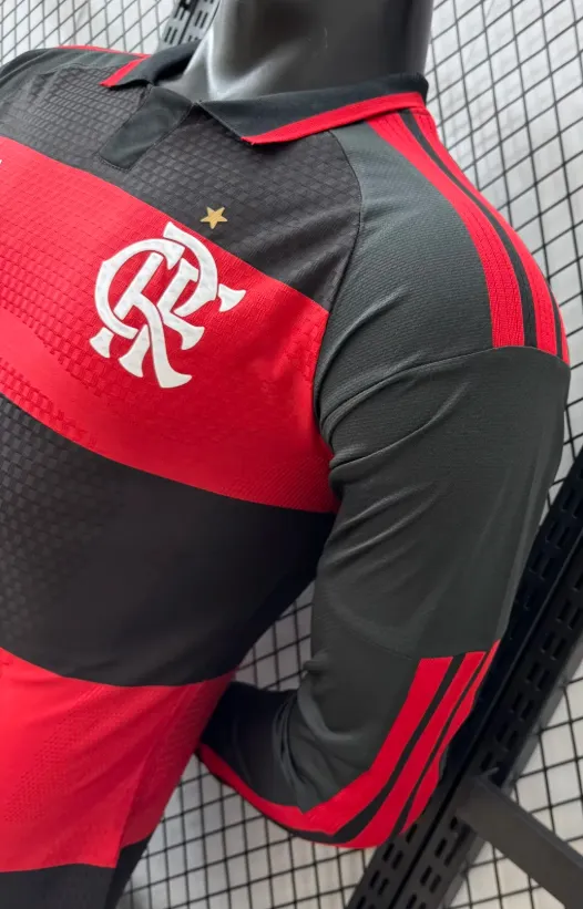 2026/2027 Długi rękaw Wersja zawodnicza Flamengo Domowa Koszulka Jakość tajska 1:1 - obrazek 8