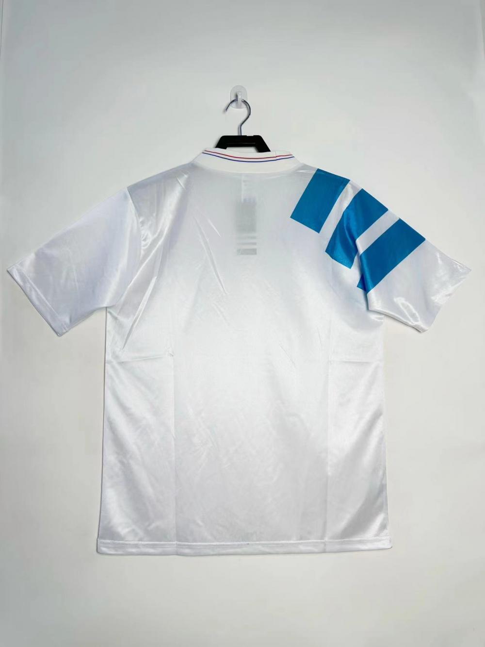 1992-1993 Retro Olympique de Marseille Thuis Voetbalshirt 1:1 Thaise kwaliteit - Afbeelding 2