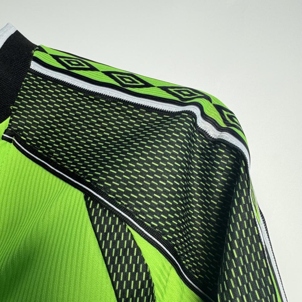 1998-1999 Retro Langarm Manchester United Torwart Fußballtrikot 1:1 Thai-Qualität – Bild 6