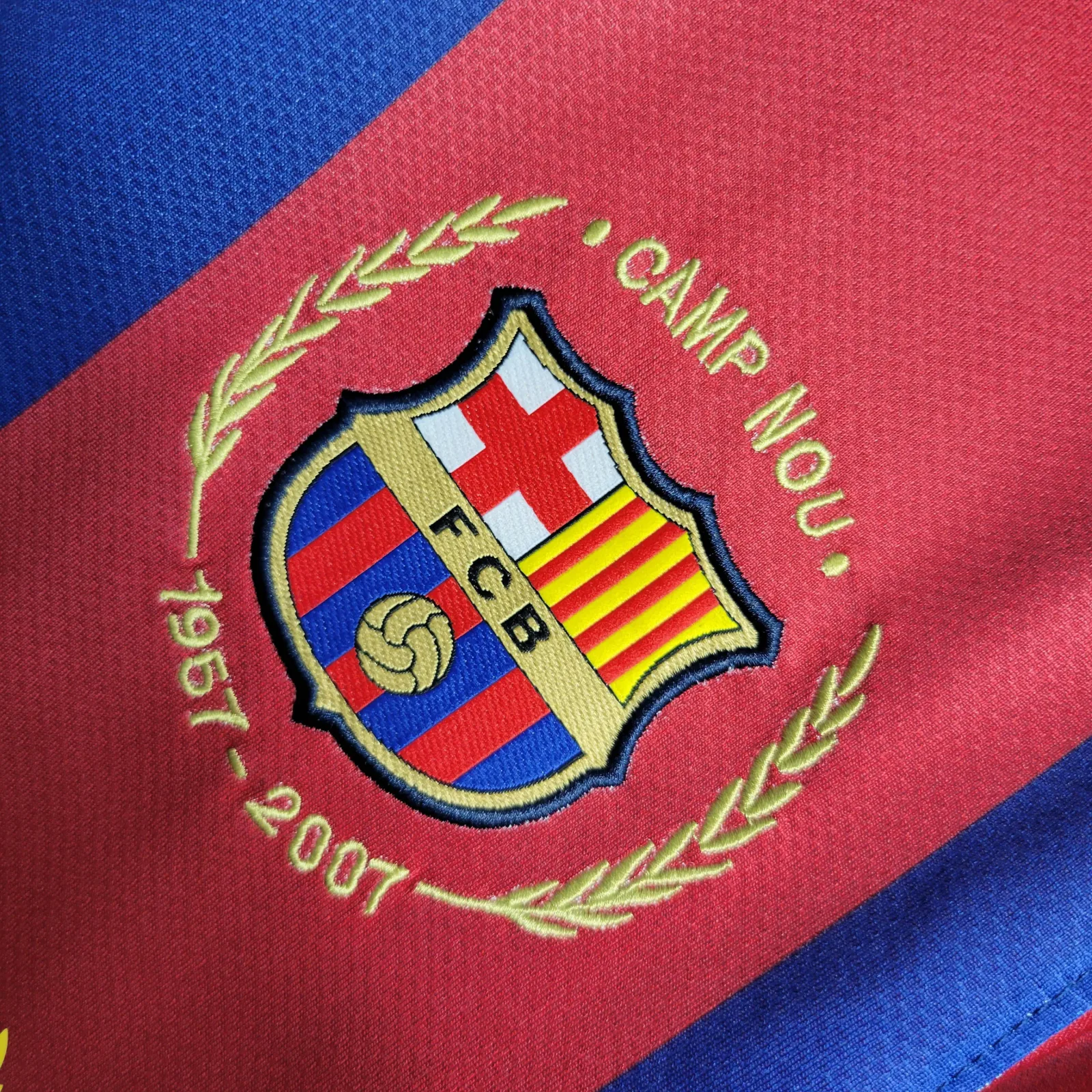 Retro Barcelona Fußballtrikot Heim 2007/2008 1:1 Thai-Qualität – Bild 6