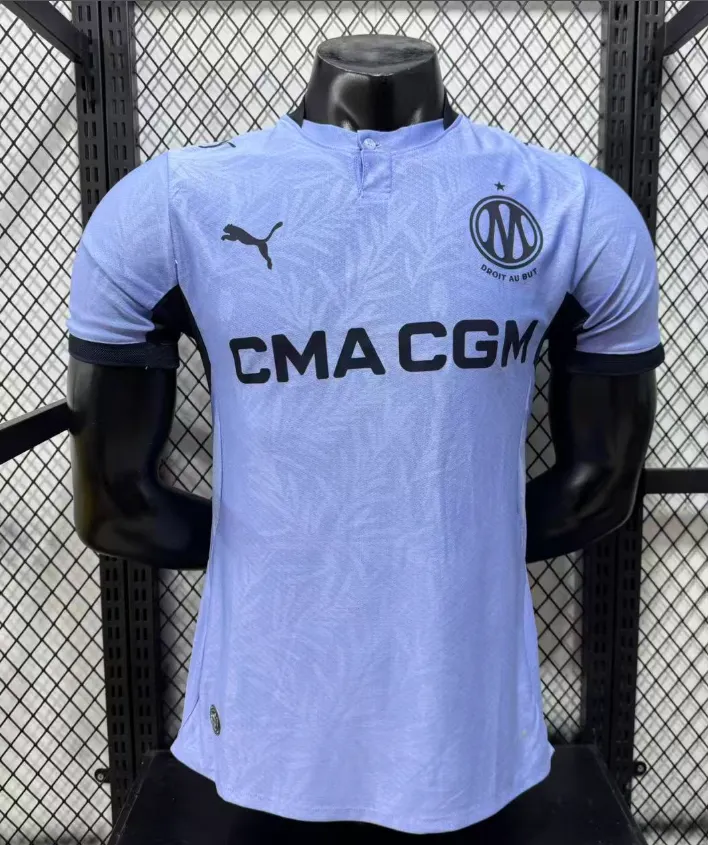 2026/2027 Spielerversion Olympique de Marseille Drittes Auswärts Fußballtrikot 1:1 Thai-Qualität