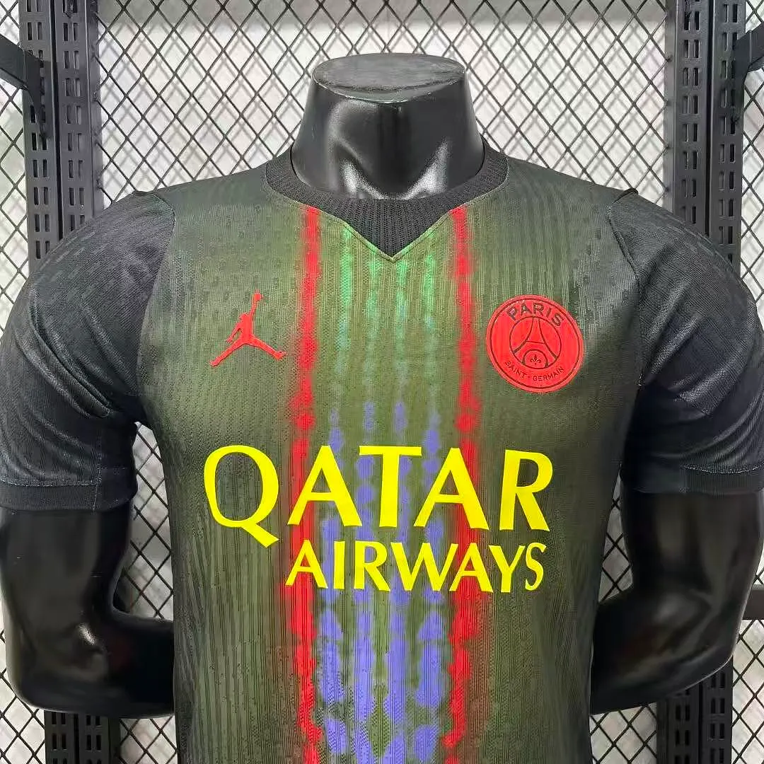 2026/2027 Oyuncu versiyonu Paris Saint-Germain Üçüncü Deplasman Futbol forması 1:1 Tayland kalitesi - Görsel 5