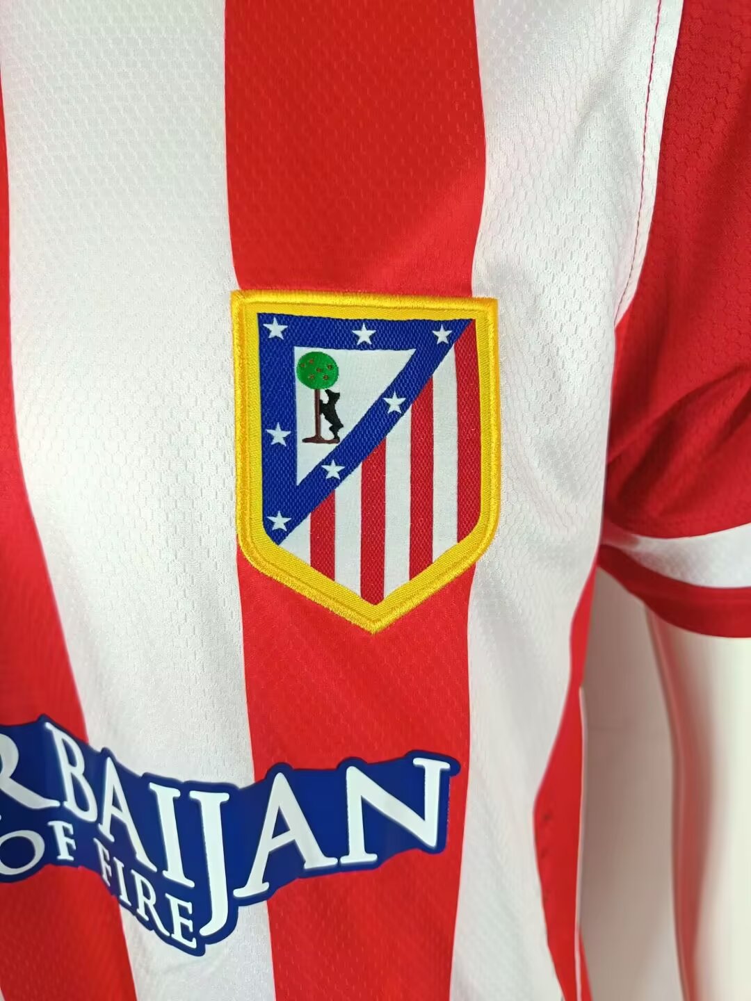 2013-2014 Retrô Atletico Madrid Casa Camisa de futebol Qualidade tailandesa 1:1 - Image 7