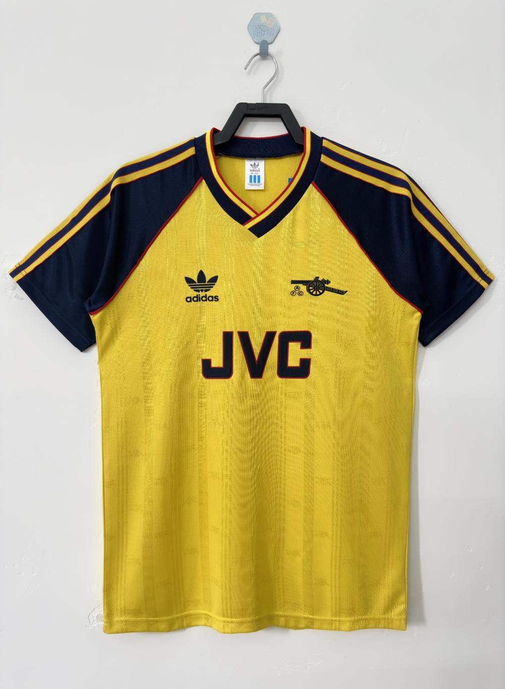 1988/1990 Retrô Arsenal Fora Camisa de futebol Qualidade tailandesa 1:1