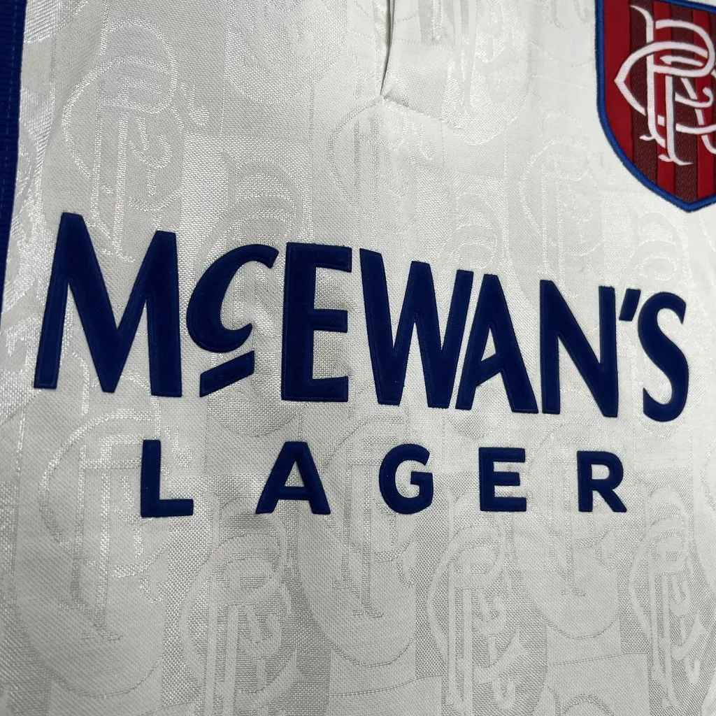 1996/1997 Retrô Rangers Fora Camisa de futebol Qualidade tailandesa 1:1 - Image 7