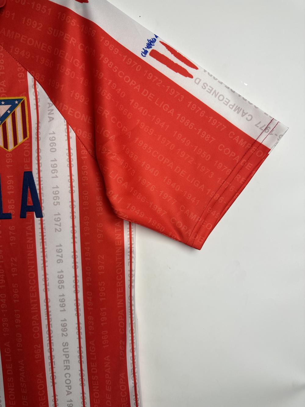 1995/1996 Retro Atletico Madrid Heim Fußballtrikot 1:1 Thai-Qualität – Bild 4