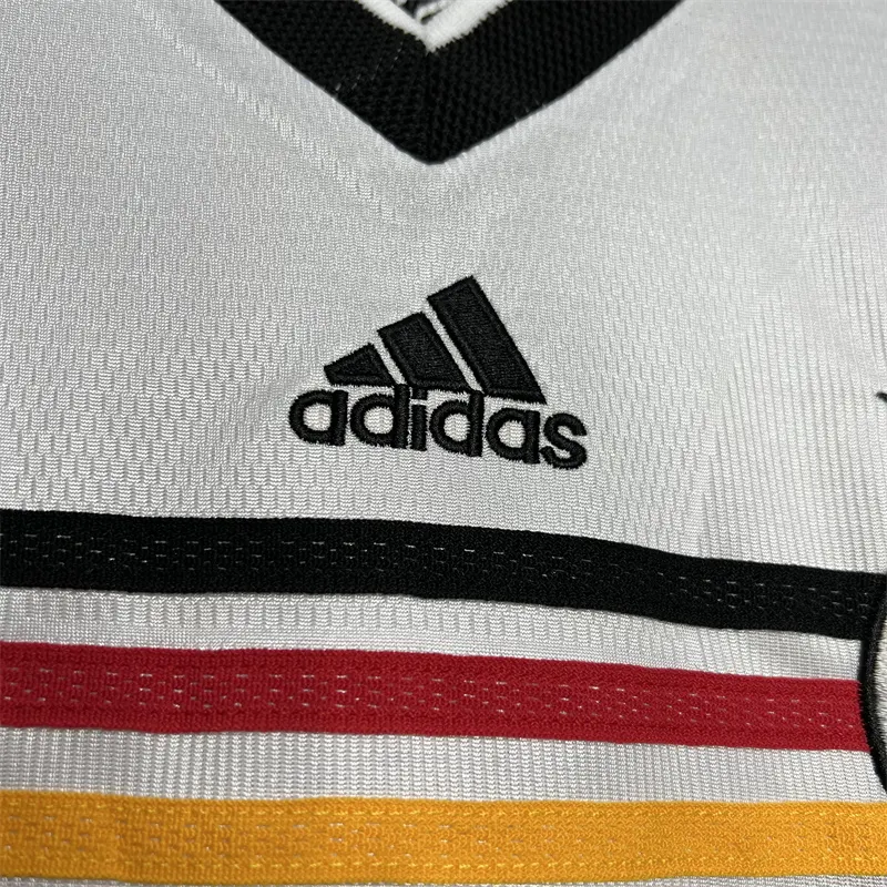 1998 Retro Deutschland Heim Fußballtrikot 1:1 Thai-Qualität – Bild 5