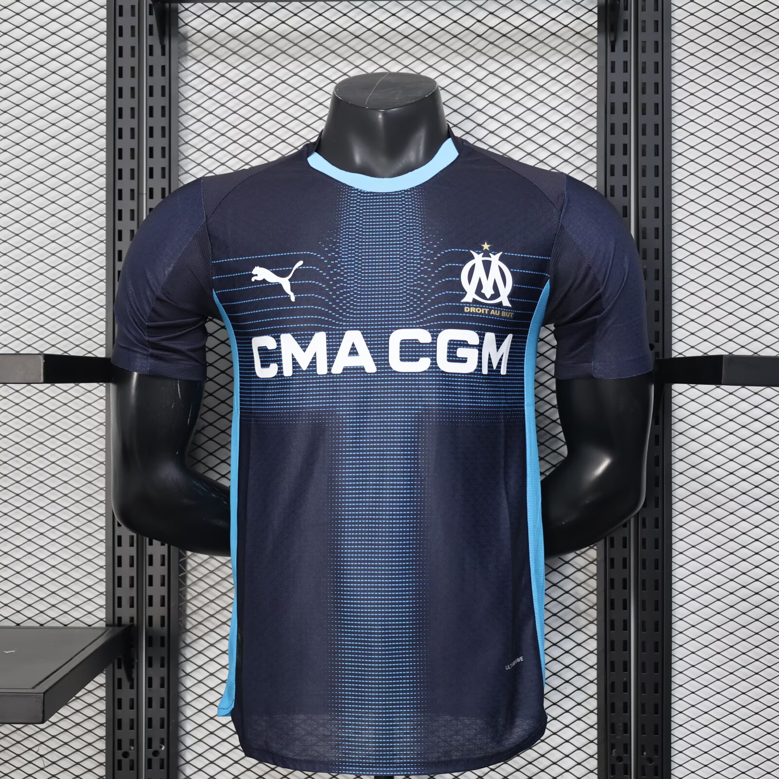 2025/2026 Oyuncu versiyonu Olympique de Marseille Deplasman Futbol forması 1:1 Tayland kalitesi