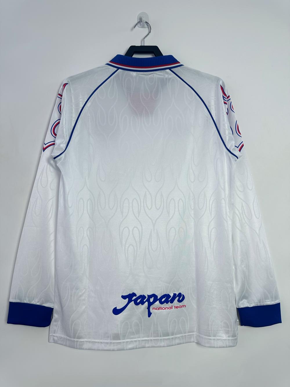 1998 Rétro Japon Extérieur Maillot de football Manches longues 1:1 Qualité thaï – Image 3