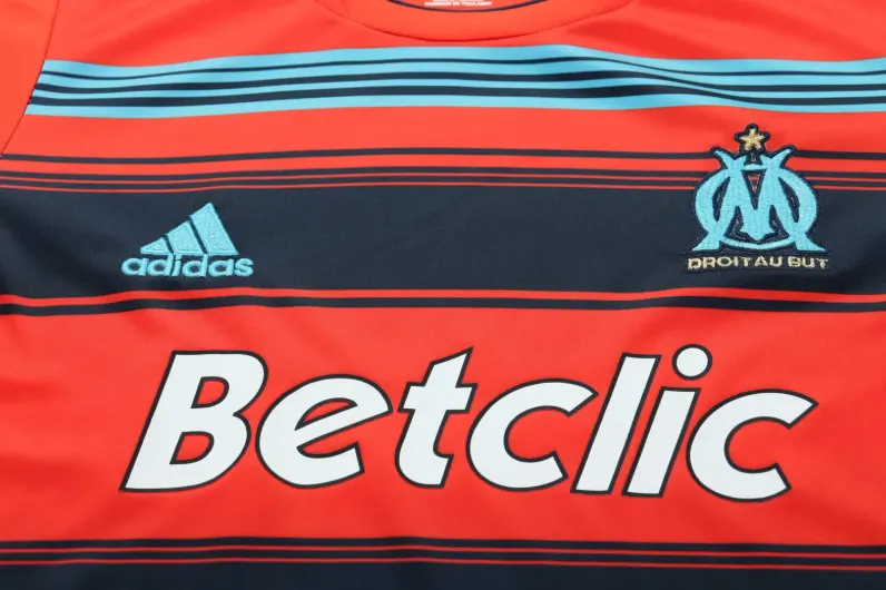 2011-2012 Rétro Olympique de Marseille Troisième Extérieur Maillot de football Qualité thaï 1:1 Taille enfant – Image 4
