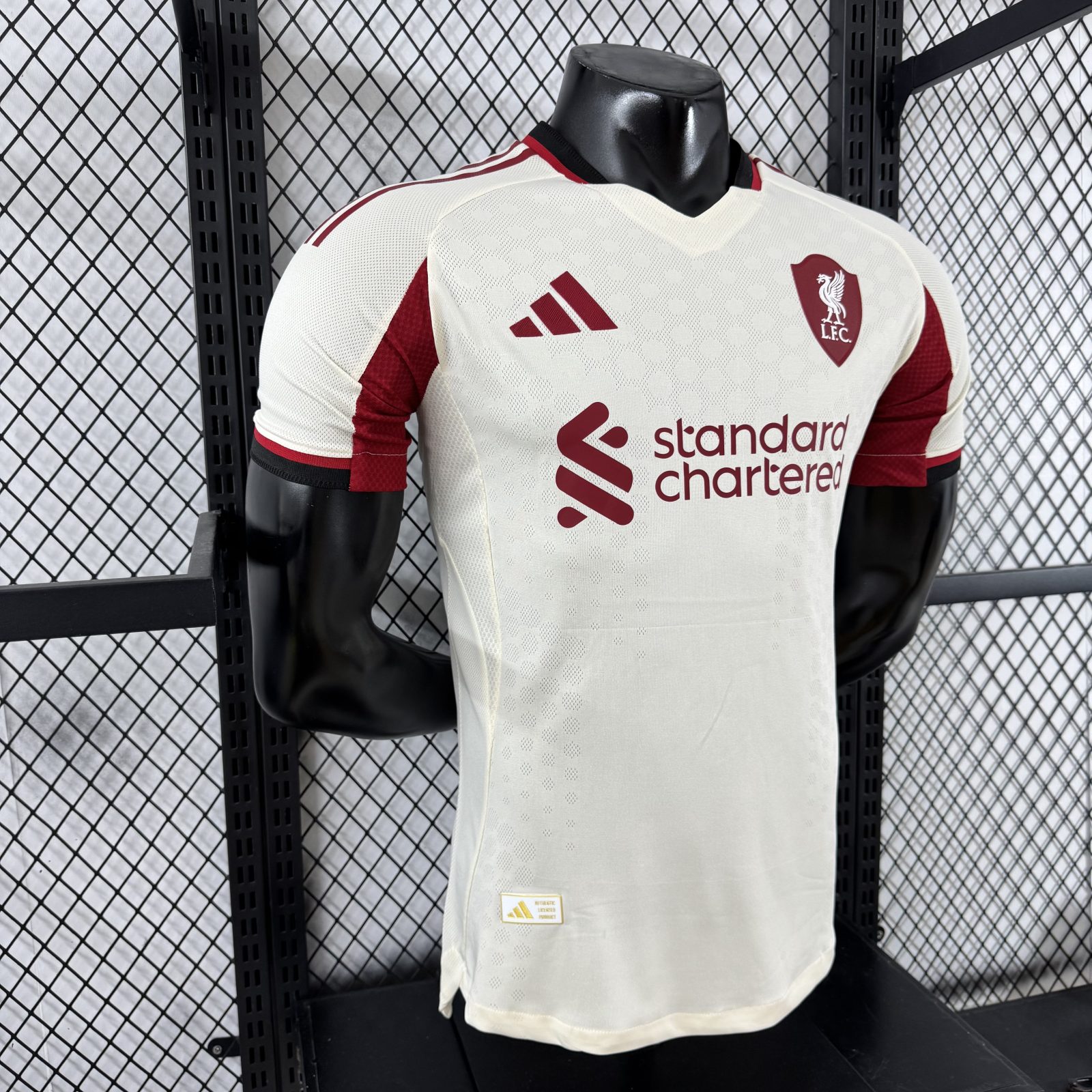 2025/2026 Spielerversion Liverpool Auswärts Fußballtrikot 1:1 Thai-Qualität – Bild 3