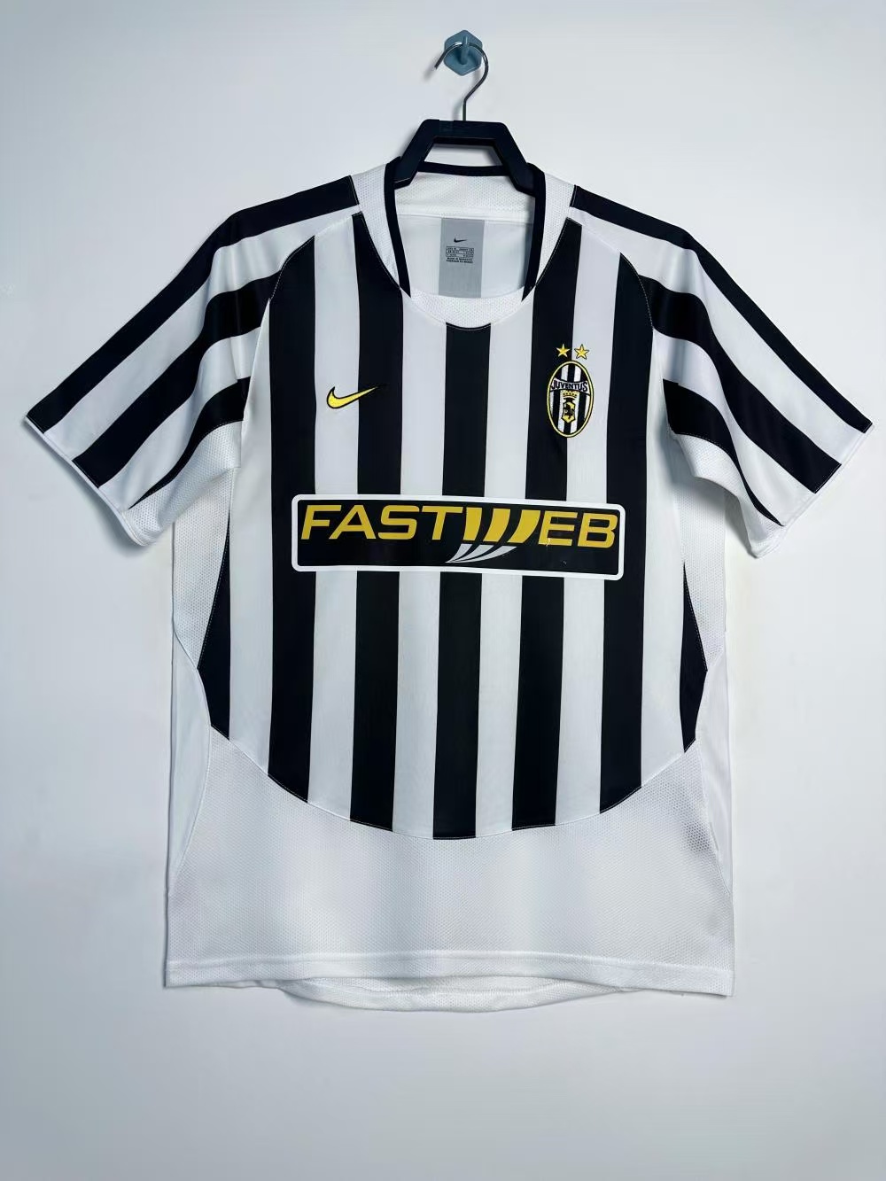 2003-2004 Retro Juventus Thuis Voetbalshirt 1:1 Thaise kwaliteit