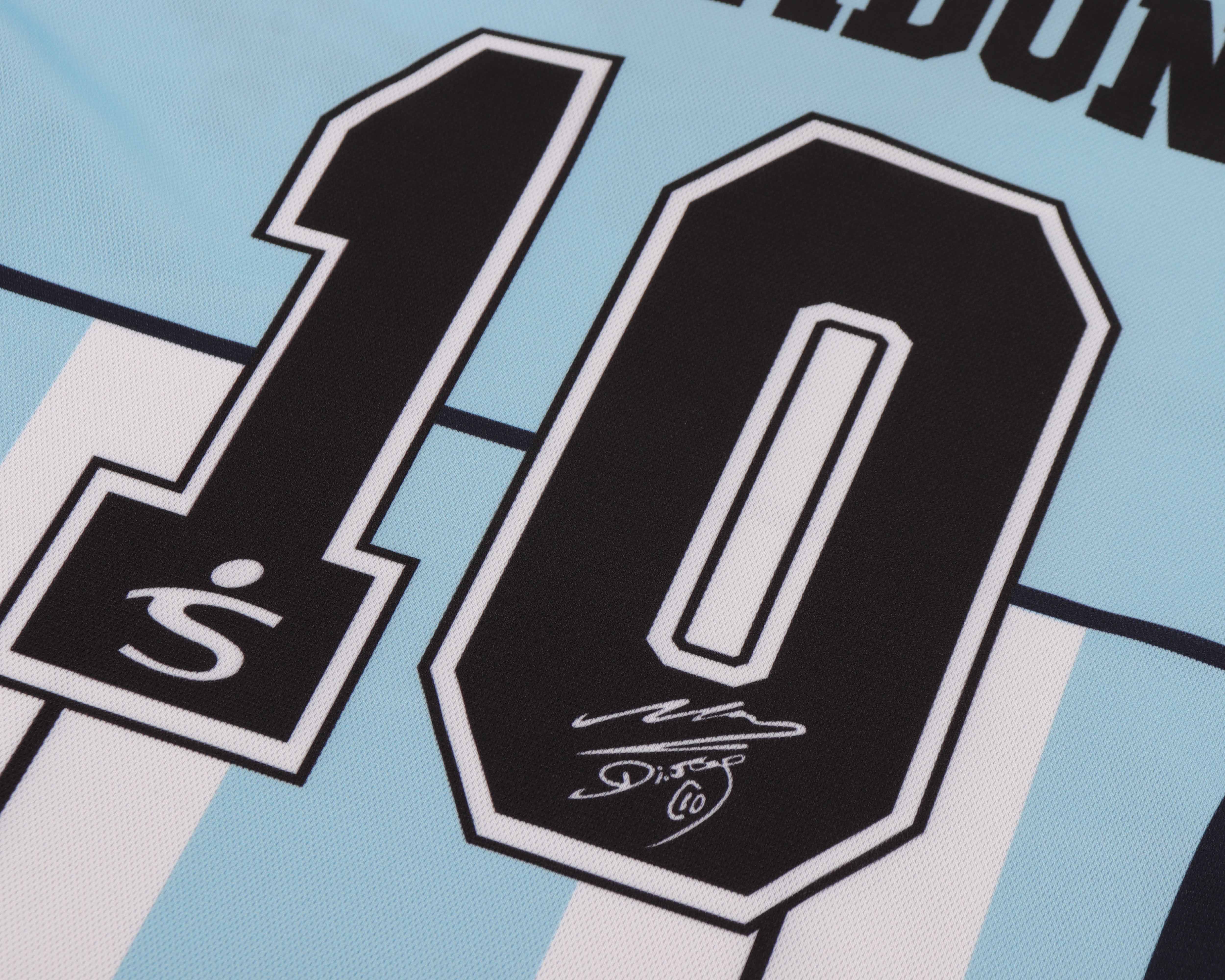 2001 Retro Argentina National Team Maradona Commemorative Edition Jersey 1:1 Thai Quality Kids Size - Image 5