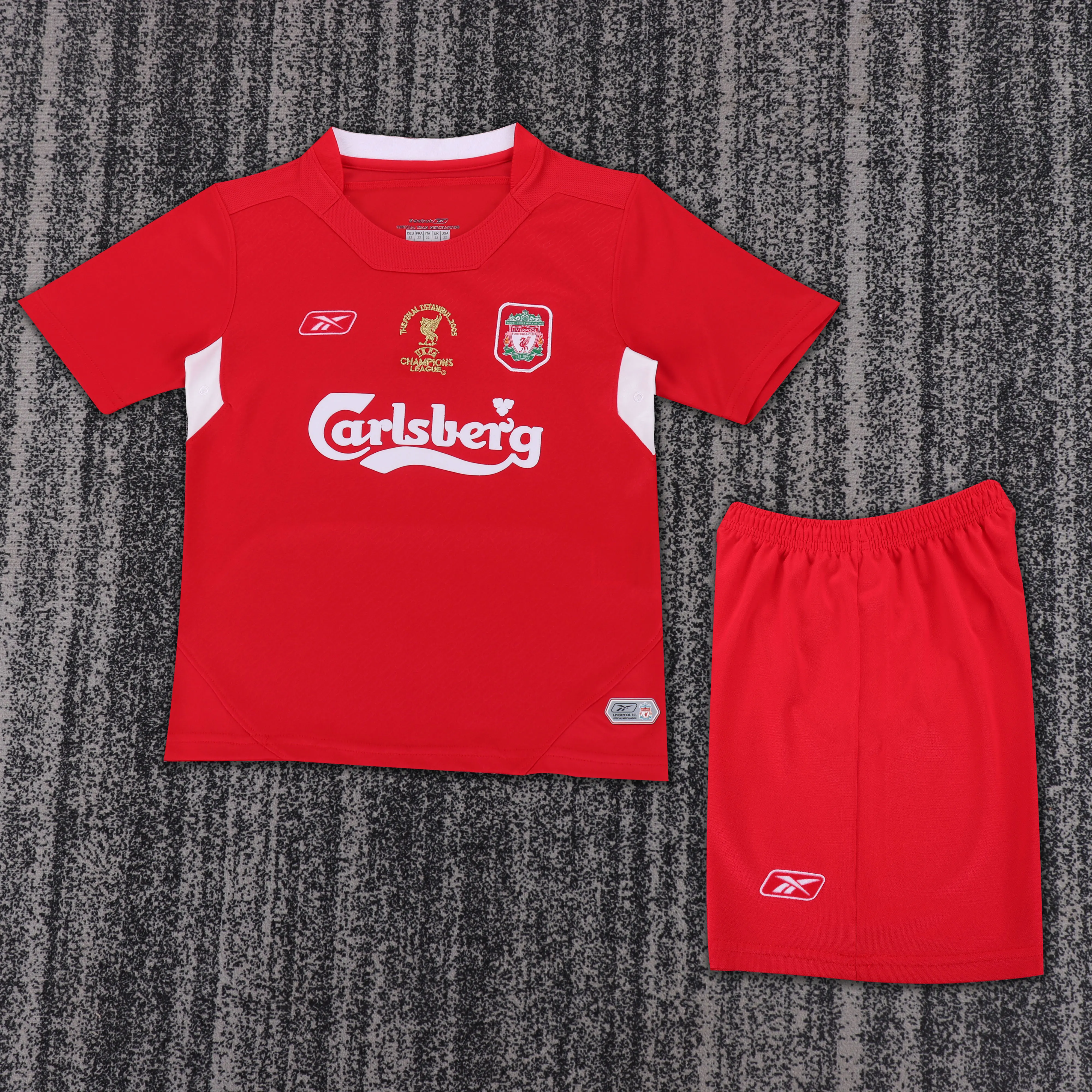 2004-2005 Retro Liverpool Thuis Voetbalshirt 1:1 Thaise kwaliteit Kindermaat