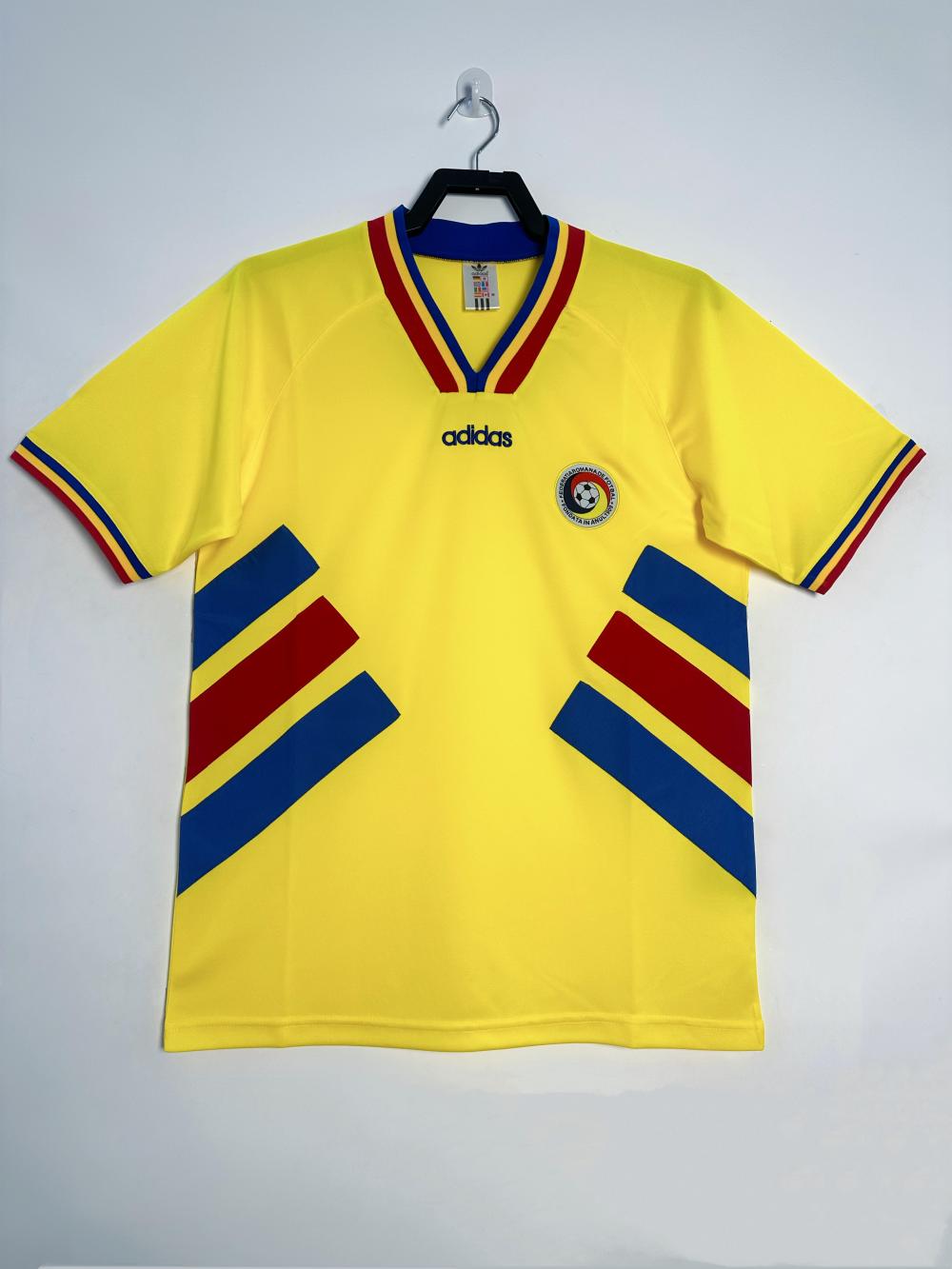1994 Retro Roemenië Thuis Voetbalshirt 1:1 Thaise kwaliteit
