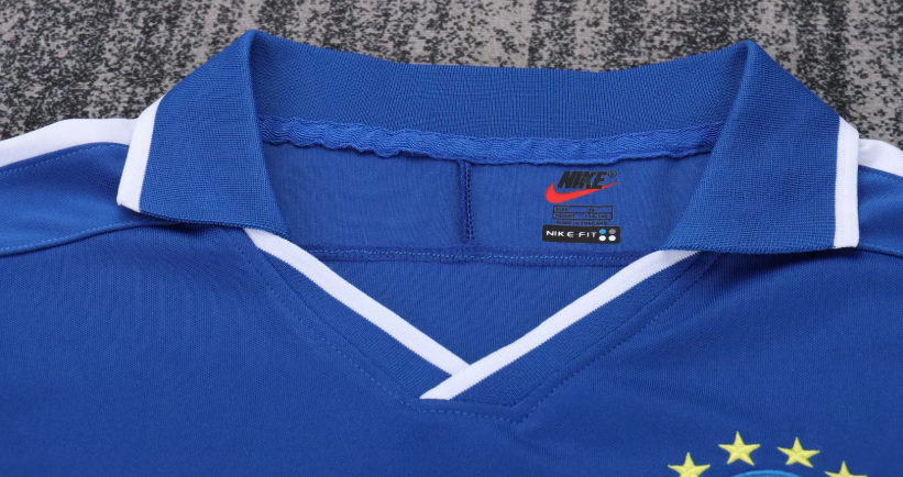 1997 Retro Brazil Soccer Jersey Away 1:1 Thai Quality Kids Size - Image 3
