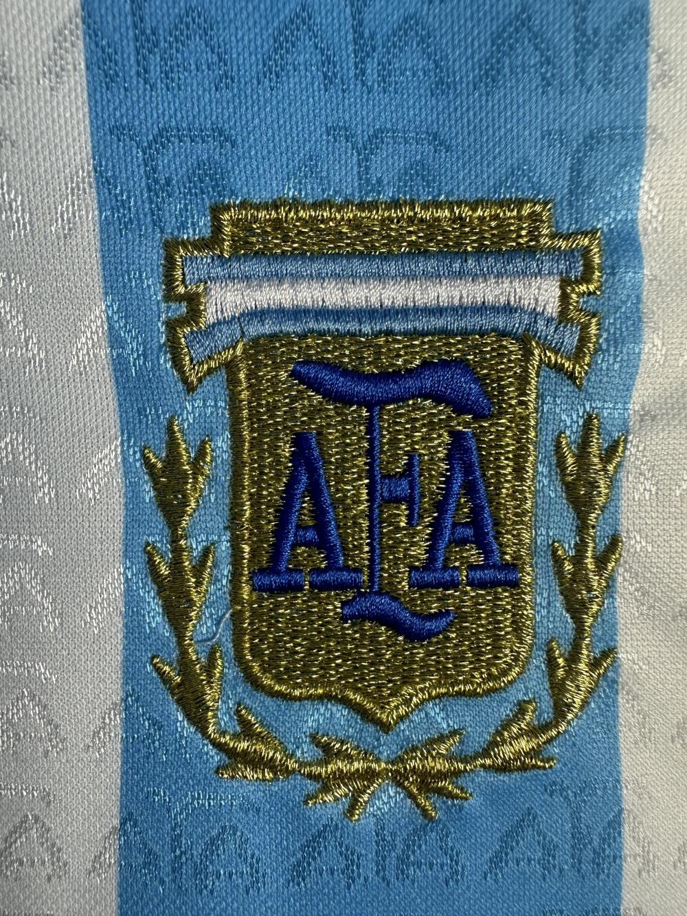 1994 Retro Argentinië Nationaal elftal Thuis Shirt 1:1 Thaise kwaliteit - Afbeelding 5