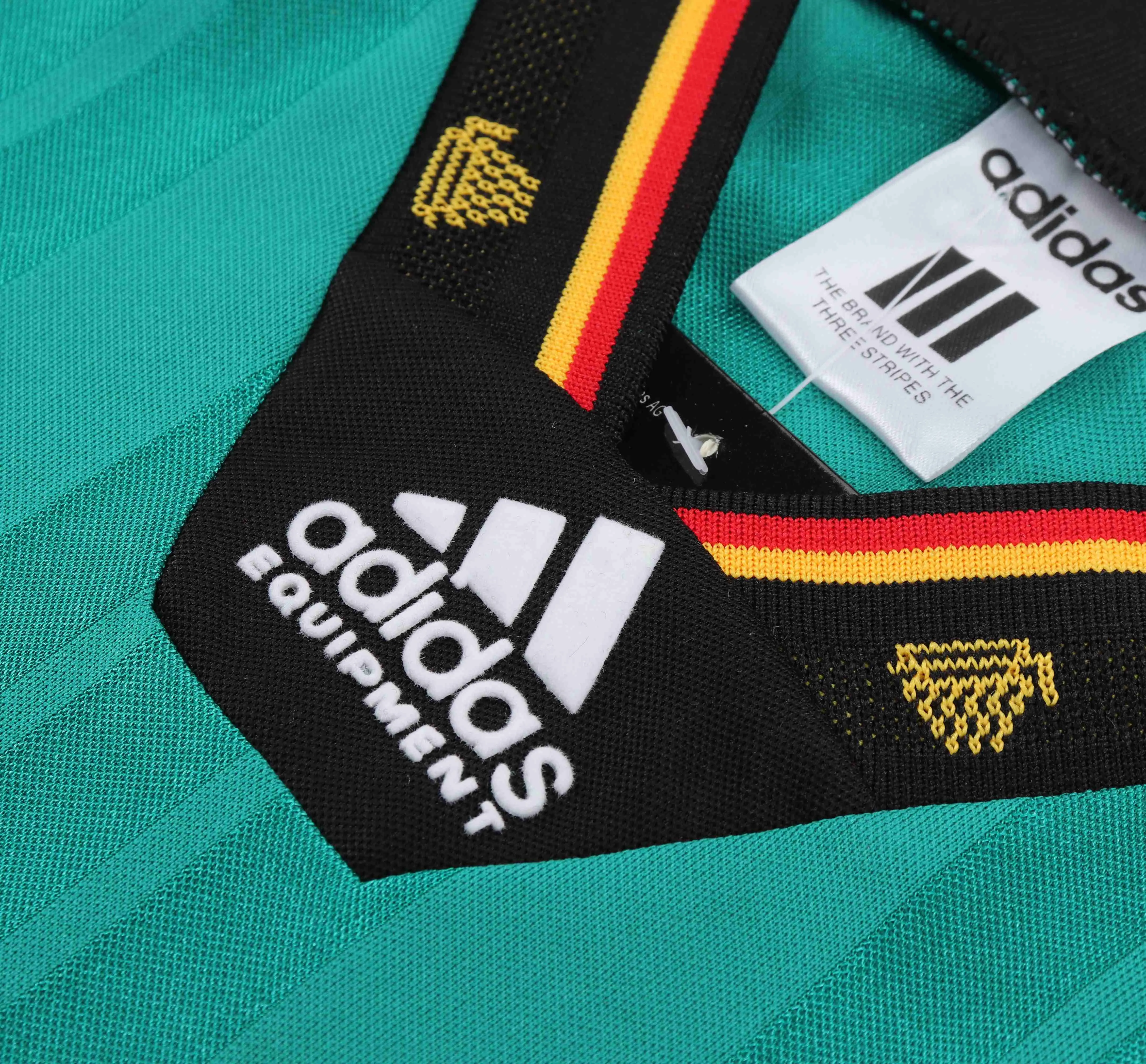 1992 Retro Deutschland Auswärts Fußballtrikot 1:1 Thai-Qualität Kindergröße – Bild 5
