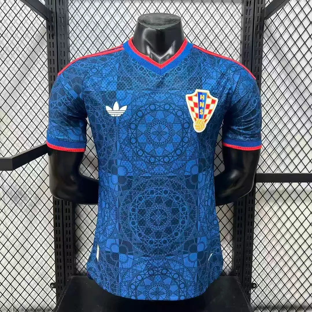 2026/2027 Spielerversion Kroatien Nationalmannschaft Auswärts Fußballtrikot 1:1 Thai-Qualität