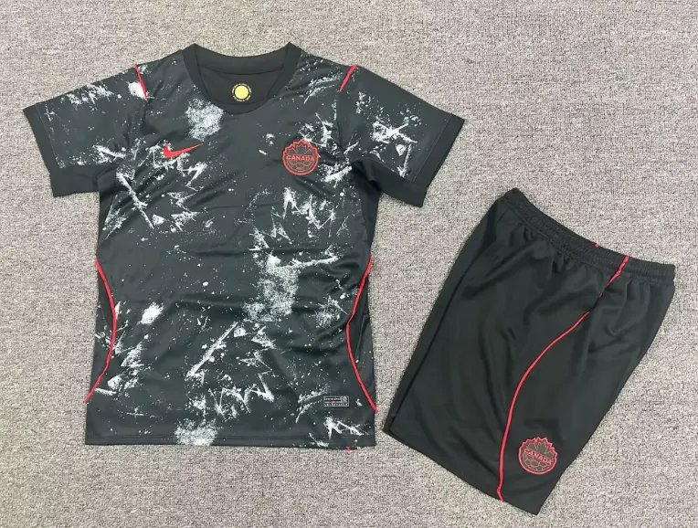 2026 Kanada Nationalmannschaft Auswärts Fußballtrikot 1:1 Thai-Qualität Kindergröße