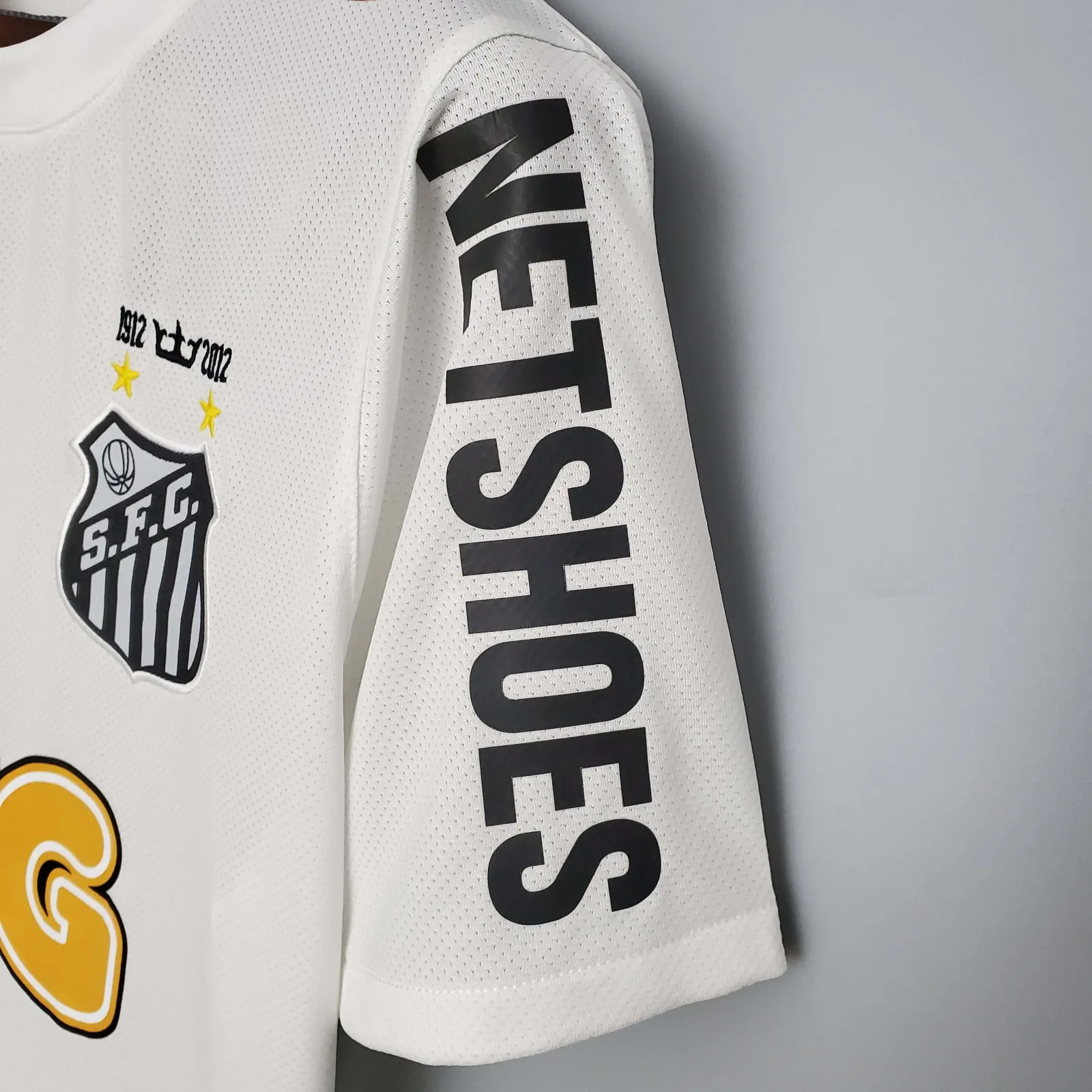 2012 Retro Santos Home Soccer Jersey - Image 6