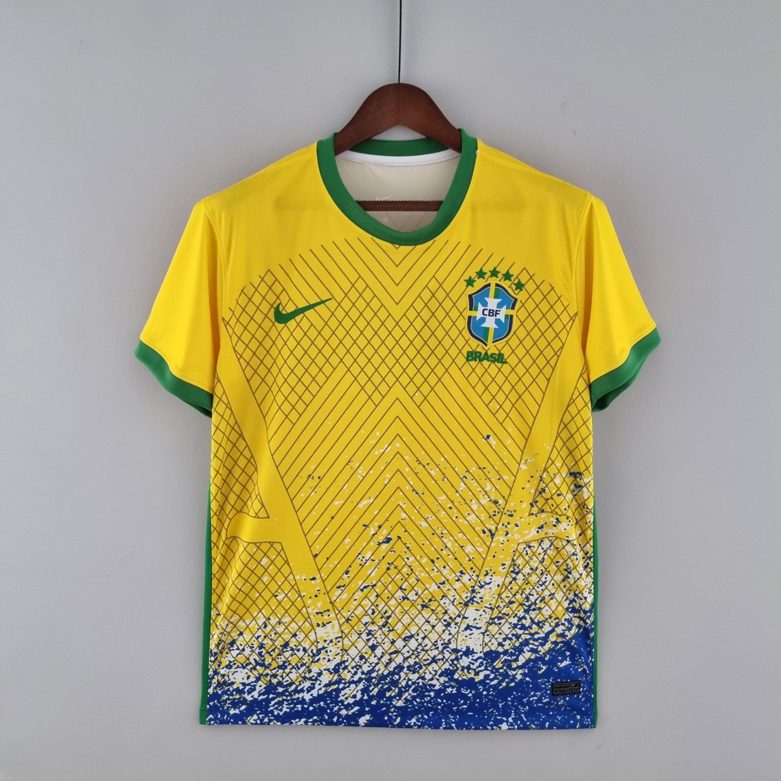 2022 Brazilië Speciale editie Shirt Geel