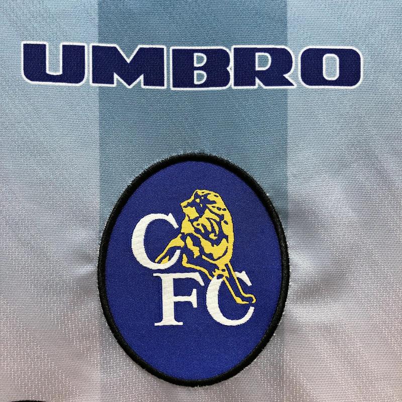 1995/1997 Retro Chelsea Tercera Visitante Camiseta de fútbol Calidad tailandesa 1:1 - Imagen 6
