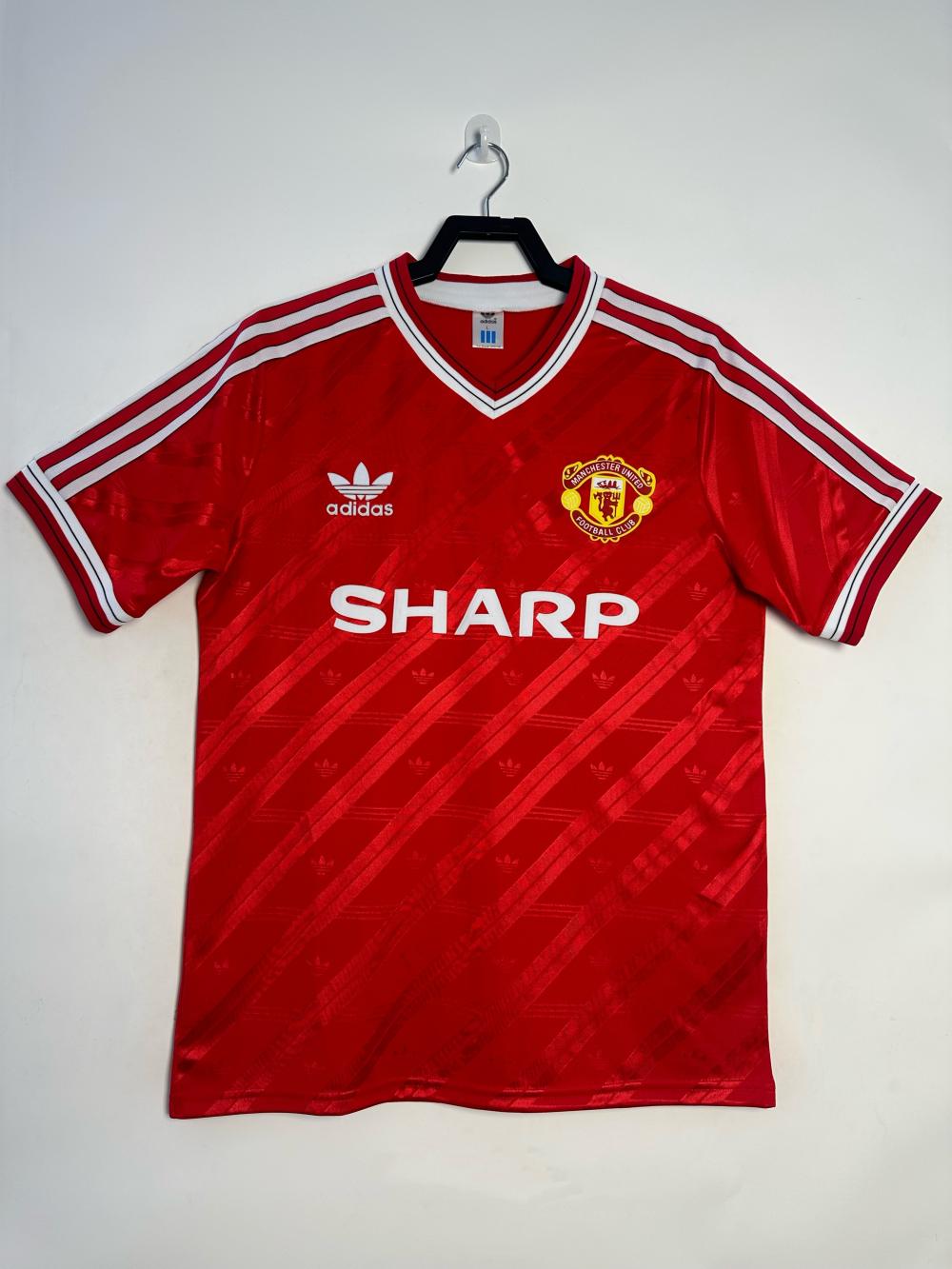 1986/1988 Rétro Manchester United Domicile Maillot de football Qualité thaï 1:1