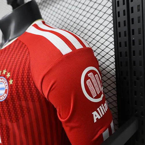 2026/2027 Lange mouwen Spelersversie Bayern Munich Thuis Voetbalshirt 1:1 Thaise kwaliteit - Afbeelding 7