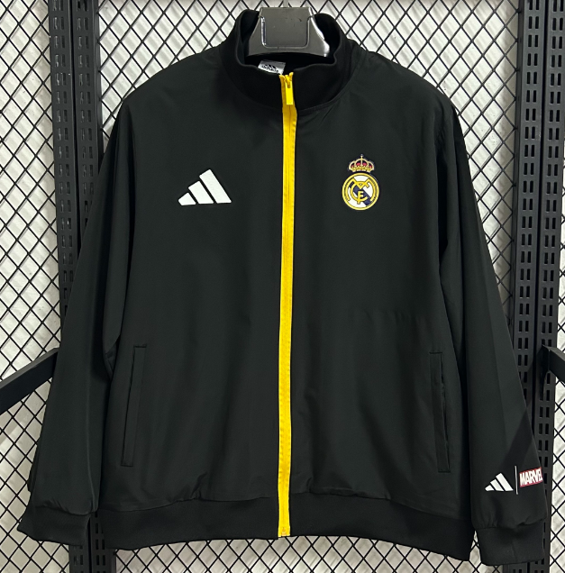 2025/2026 Real Madrid Marvel Współpraca Edycja Wiatrówka Koszulka piłkarska Jakość tajska 1:1
