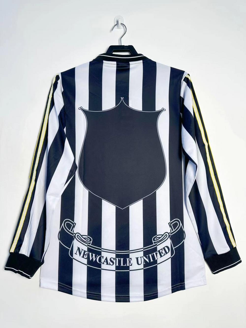 1997-1999 Retro Długi rękaw Newcastle United Domowa Koszulka piłkarska Jakość tajska 1:1 - obrazek 2