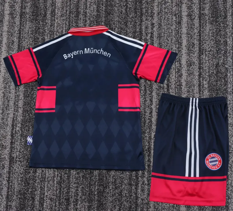 1997/1999 Retro Bayern Munich İç saha Futbol forması 1:1 Tayland kalitesi Çocuk bedeni - Görsel 3