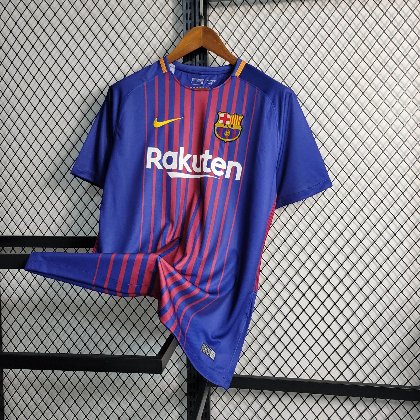 2017/2018 Retro Barcelona Casa Maglia da calcio Qualità thai 1:1 - immagine 4