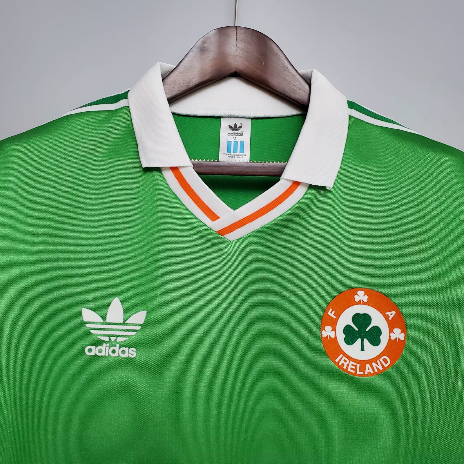 1988 复古 爱尔兰 主场 足球球衣 - 图片 4